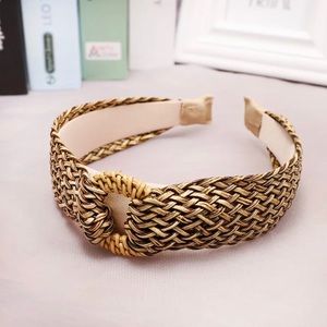 Straw knot headband